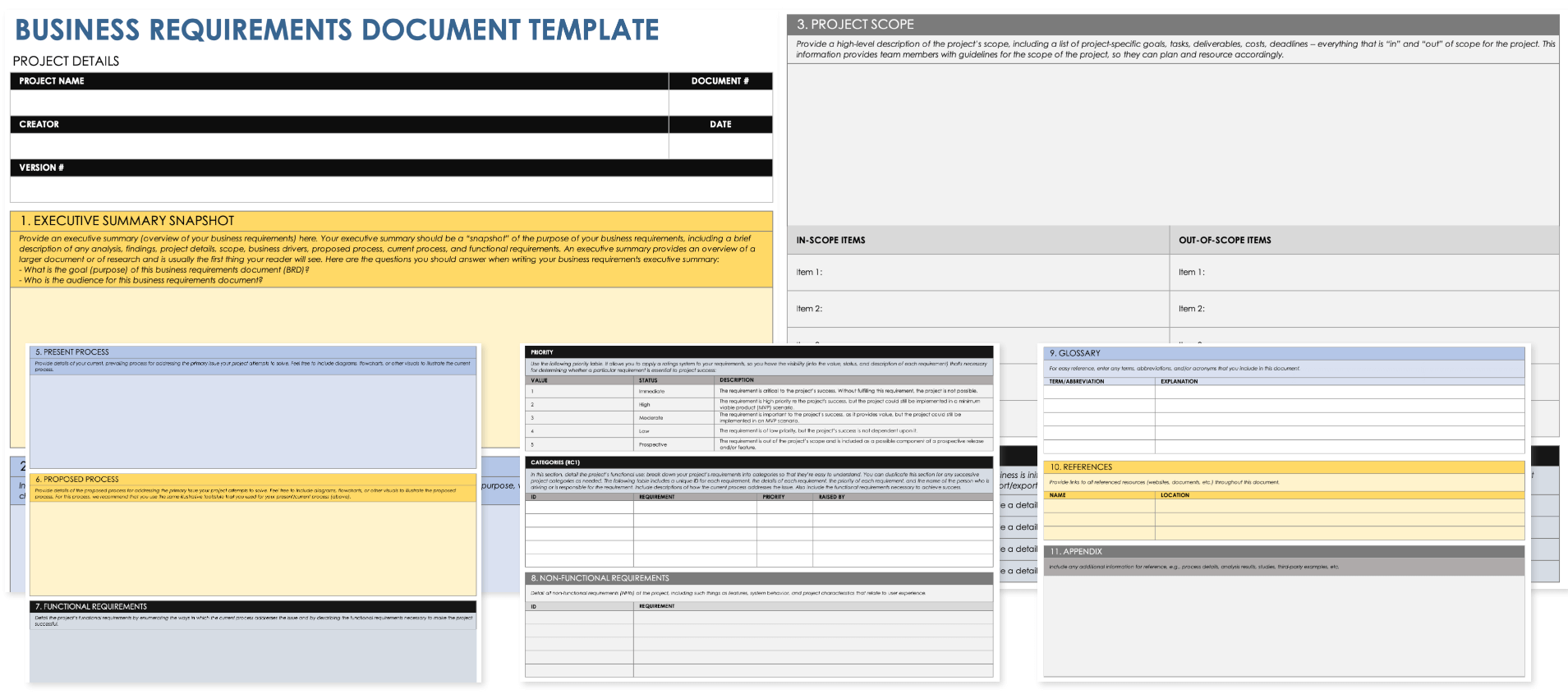Business Requirements Documents Template