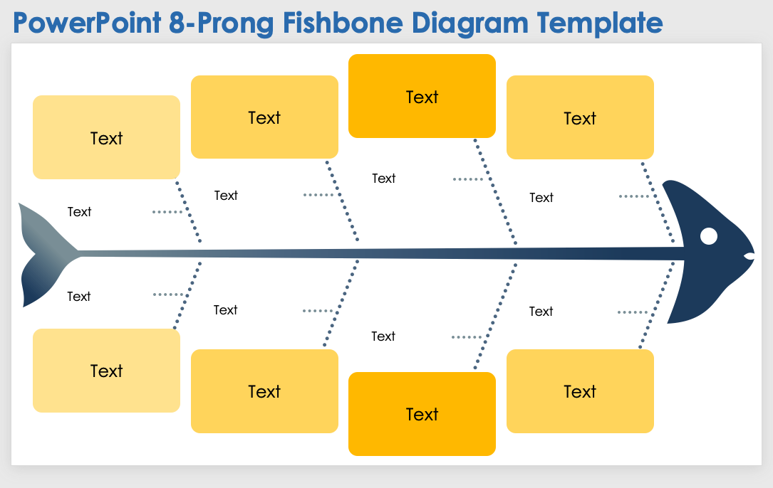 8 Prong Fishbone Diagram Template