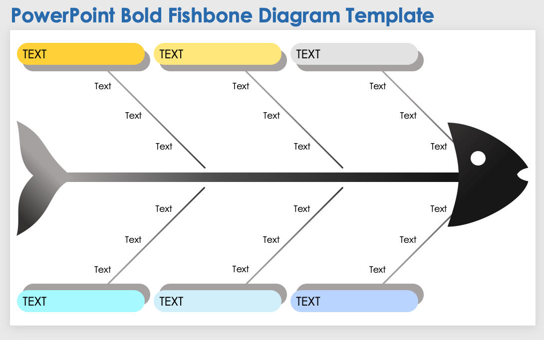 Bold Fishbone Diagram Template