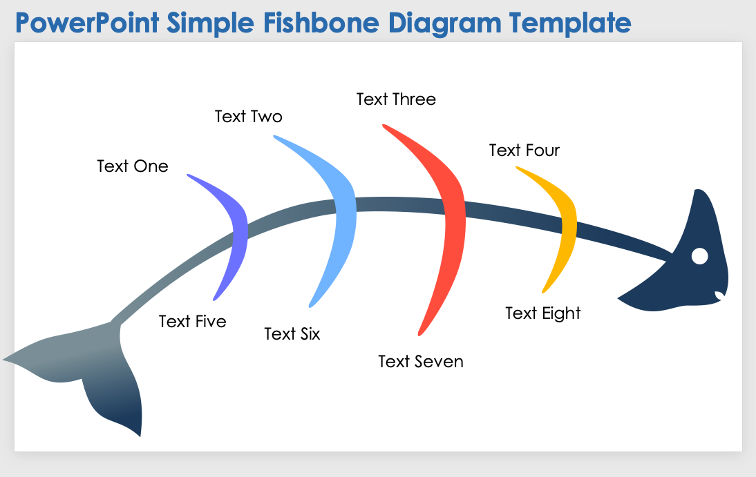 Simple Fishbone Diagram Template