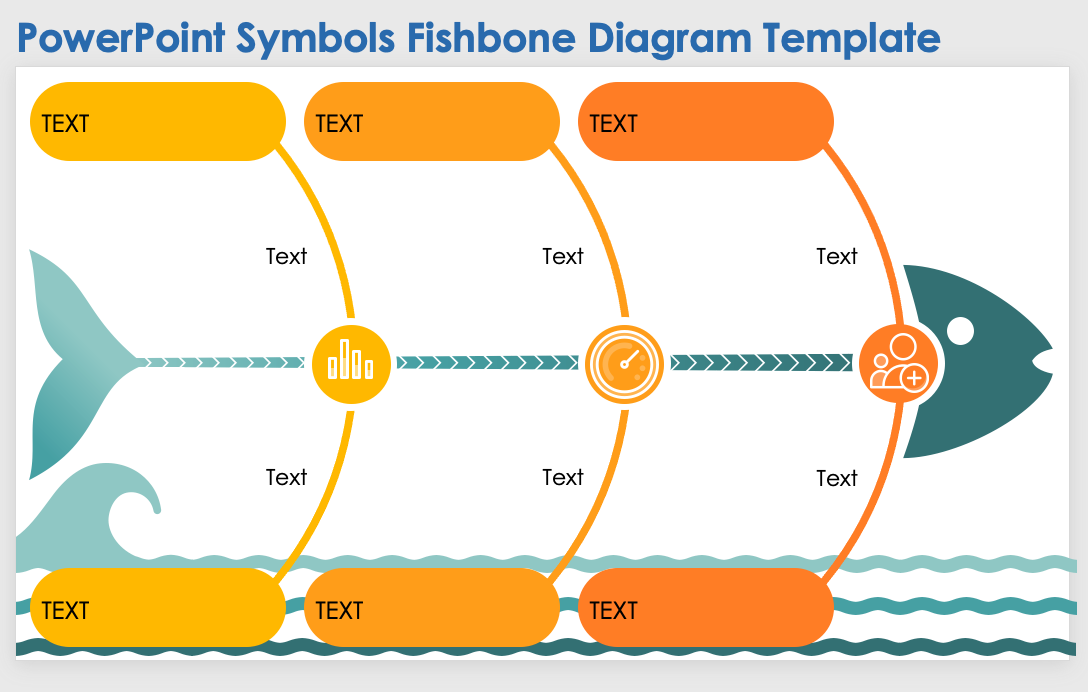 Symbols Fishbone Diagram Template