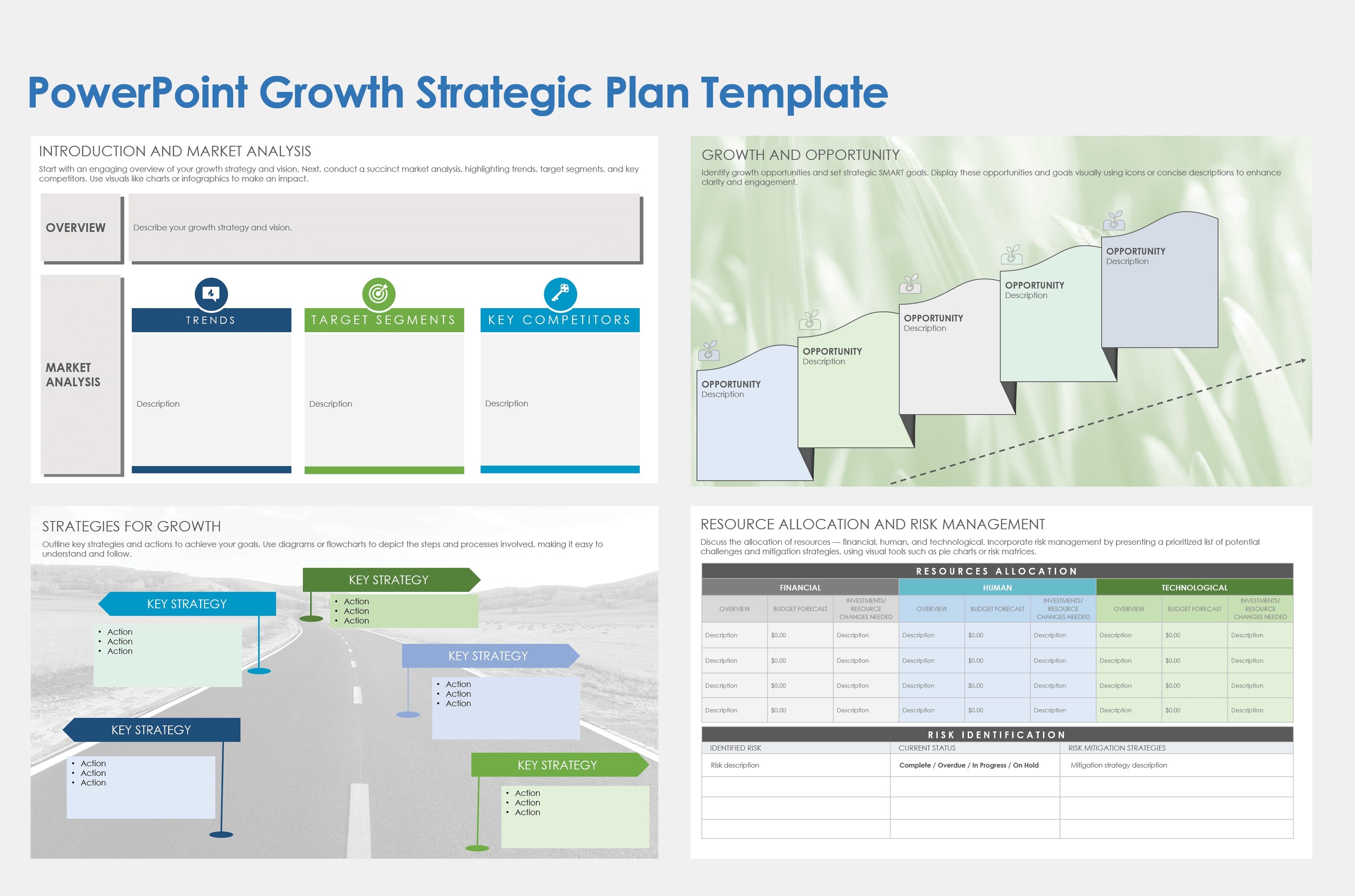 PowerPoint Growth Strategic Plan Template