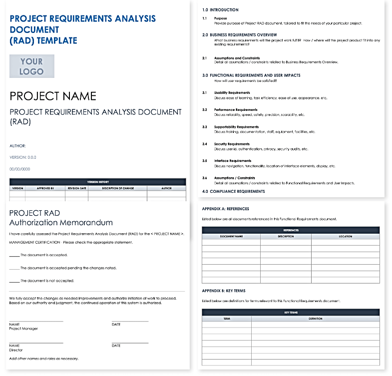 Project Requirements Analysis Document