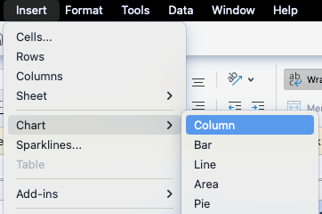 Excel Inventory Stock Control Template Chart and Column