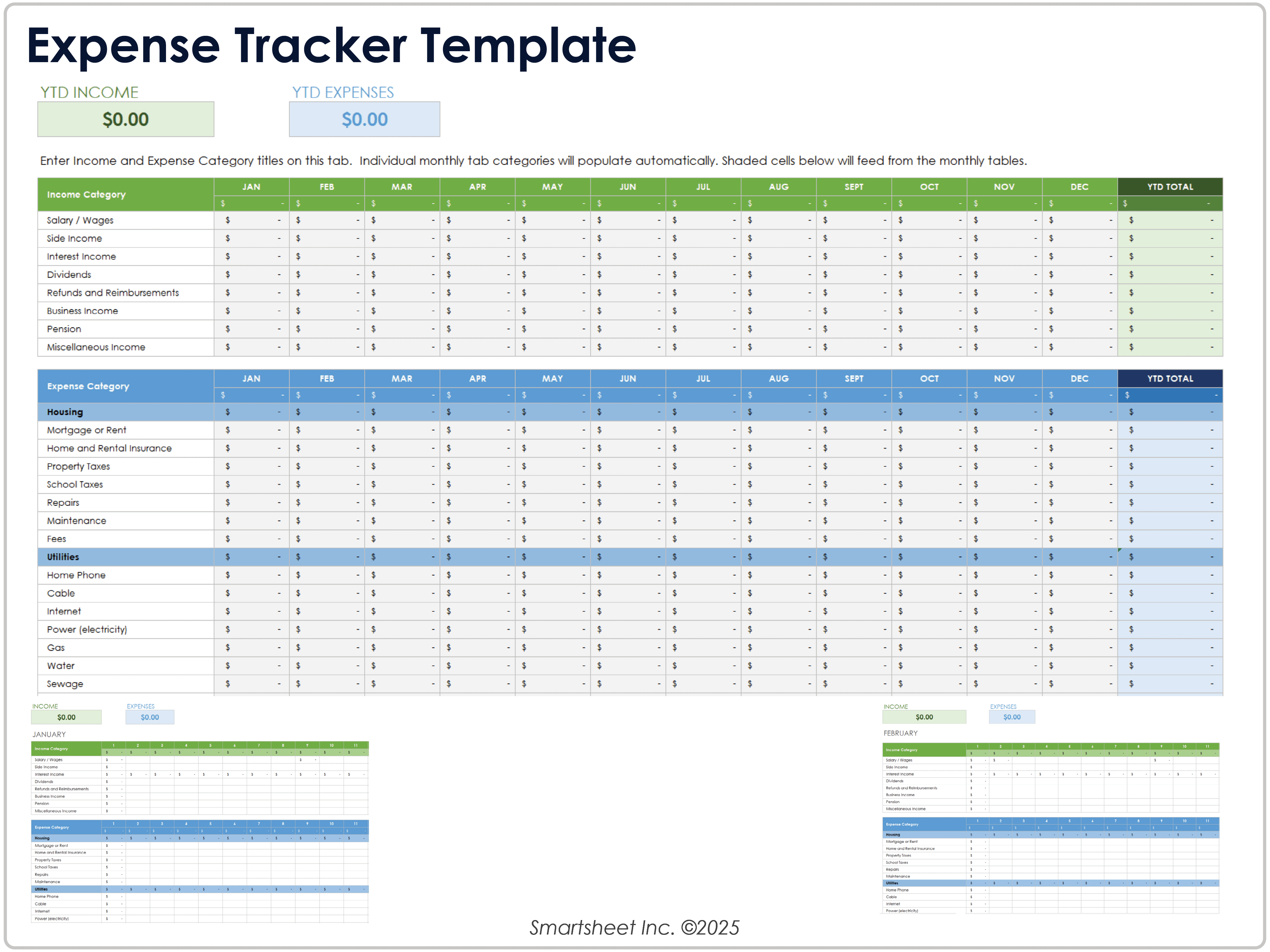 Expense Tracker Template