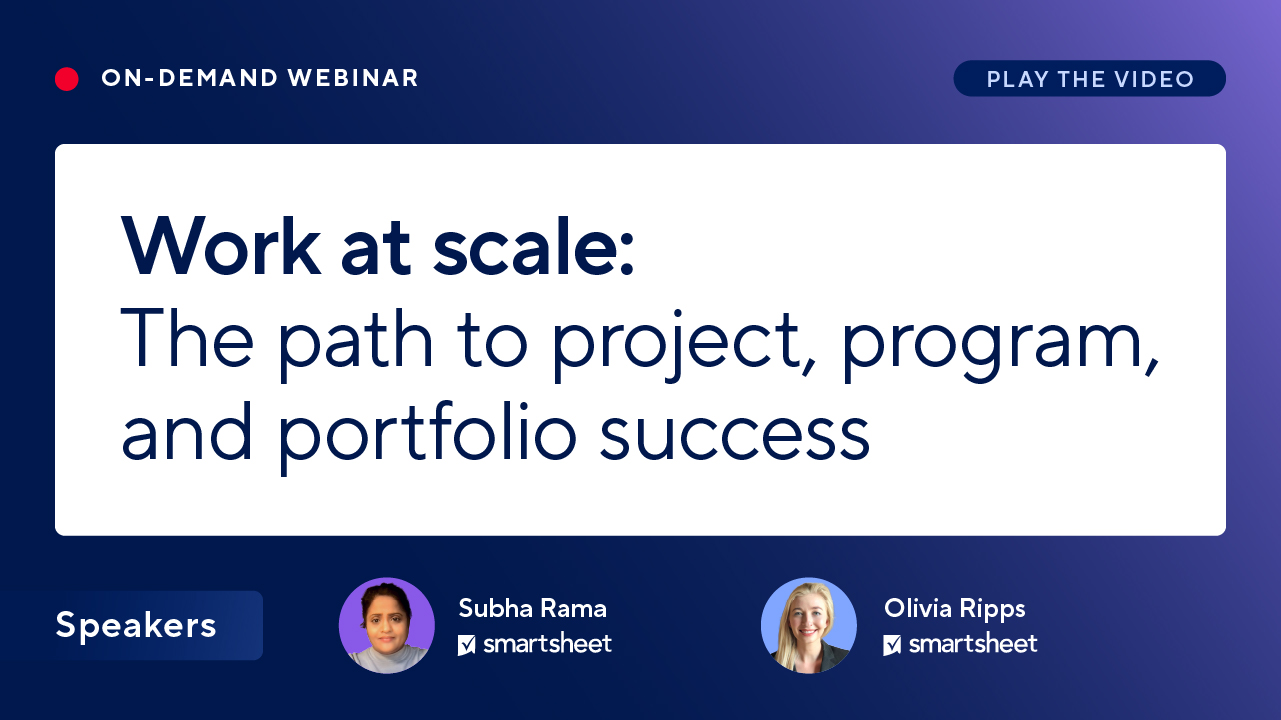 Work at scale: The path to project, program, and portfolio success