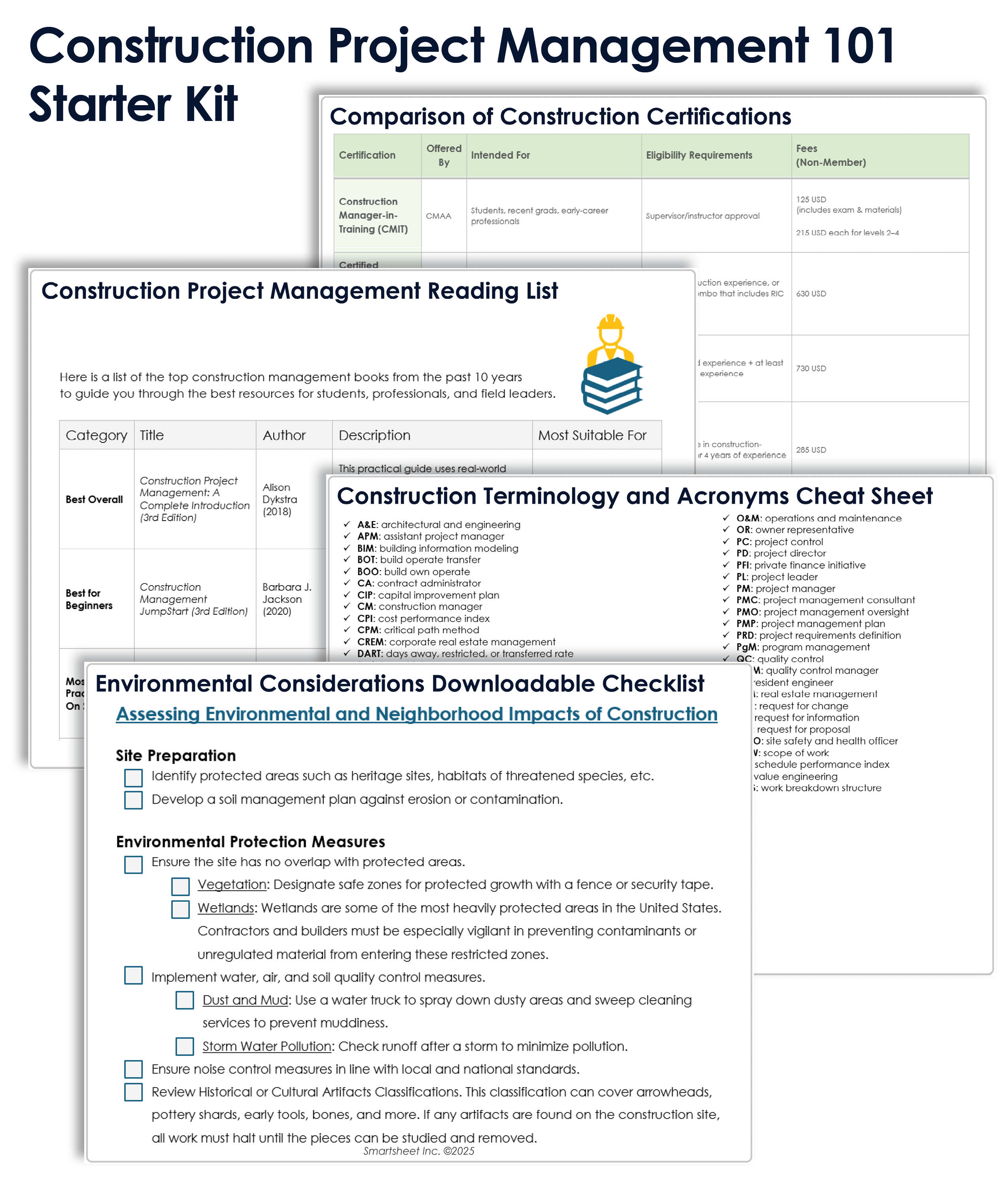 Construction Project Management Starter Kit