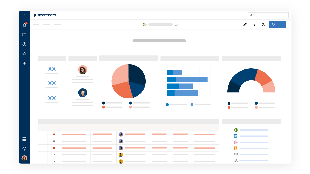 smartsheet dashboard illustration