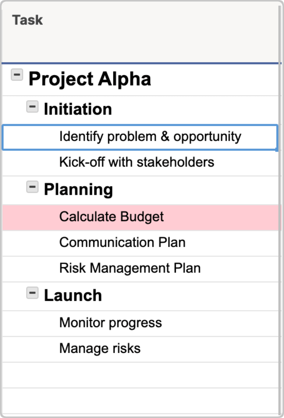 How to Create and Manage a Project Budget Add Titles Phases Tasks