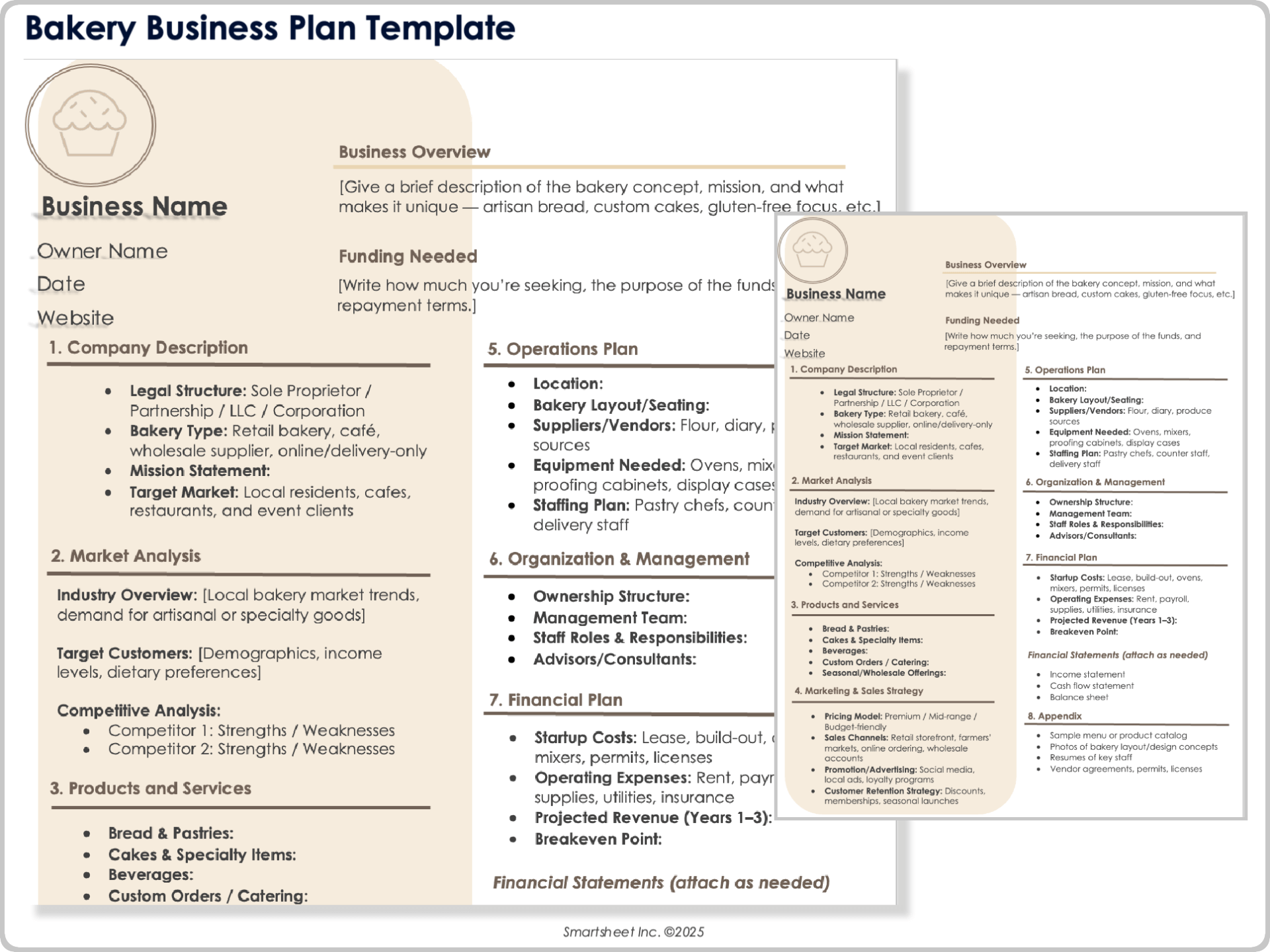 Bakery Business Plan Template