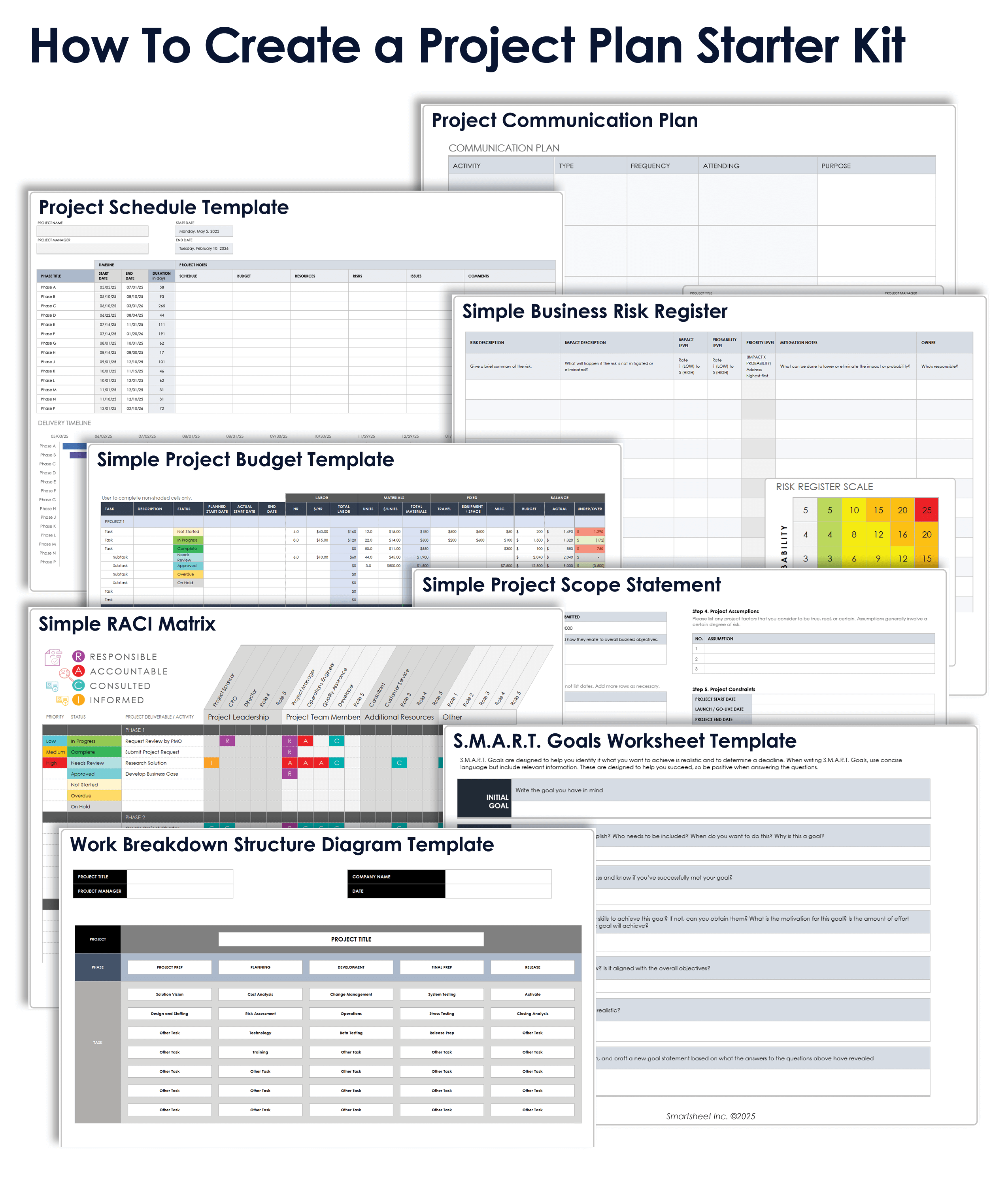How To Create A Project Plan Starter Kit