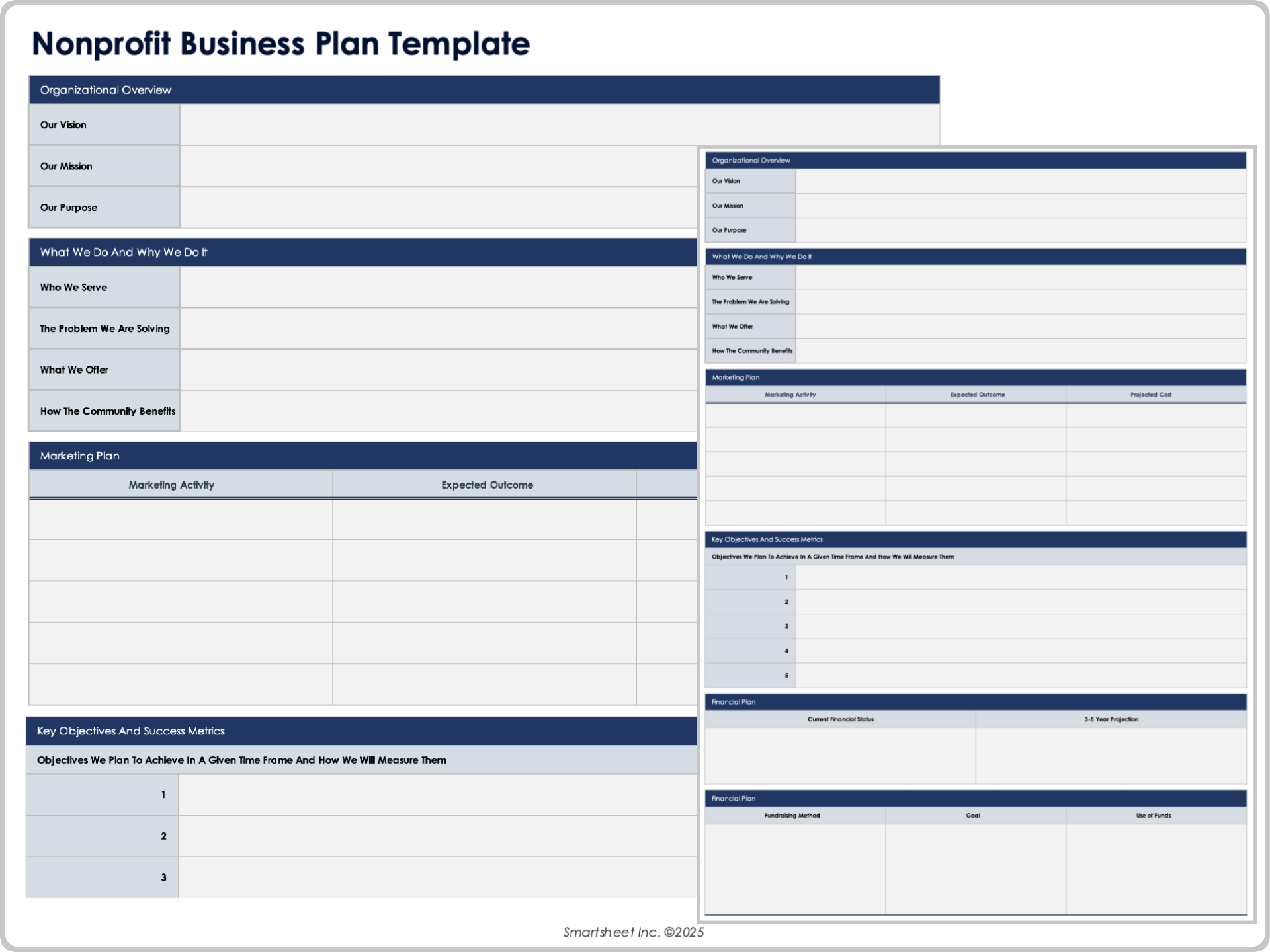 Nonprofit Business Plan Template
