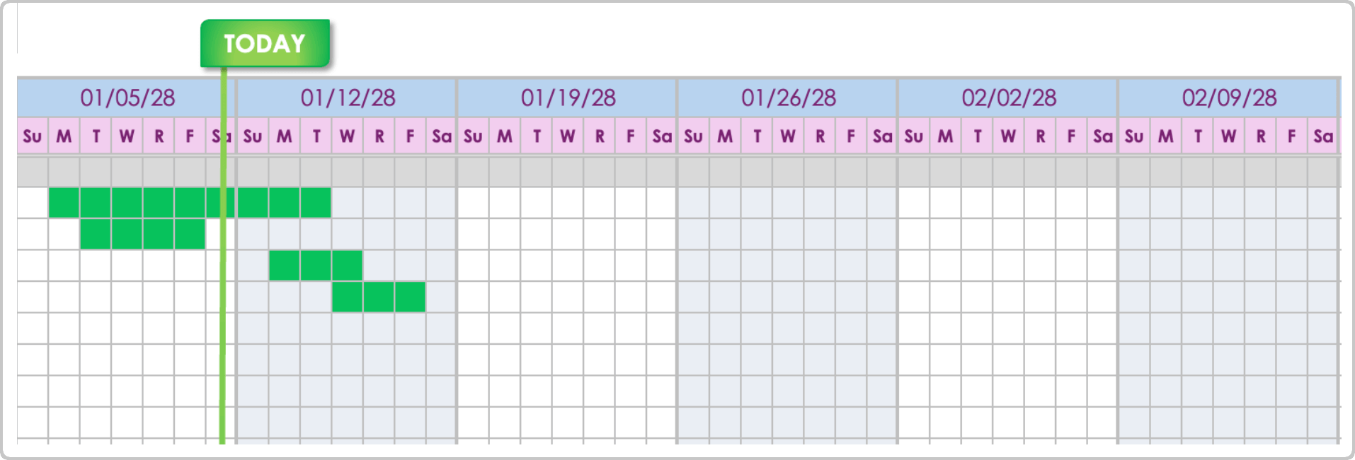 Residential Construction Schedule Template Gantt Chart