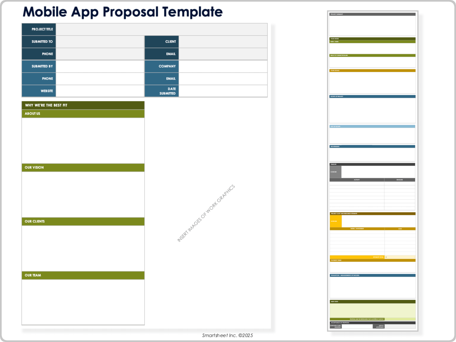 Mobile App Proposal Template