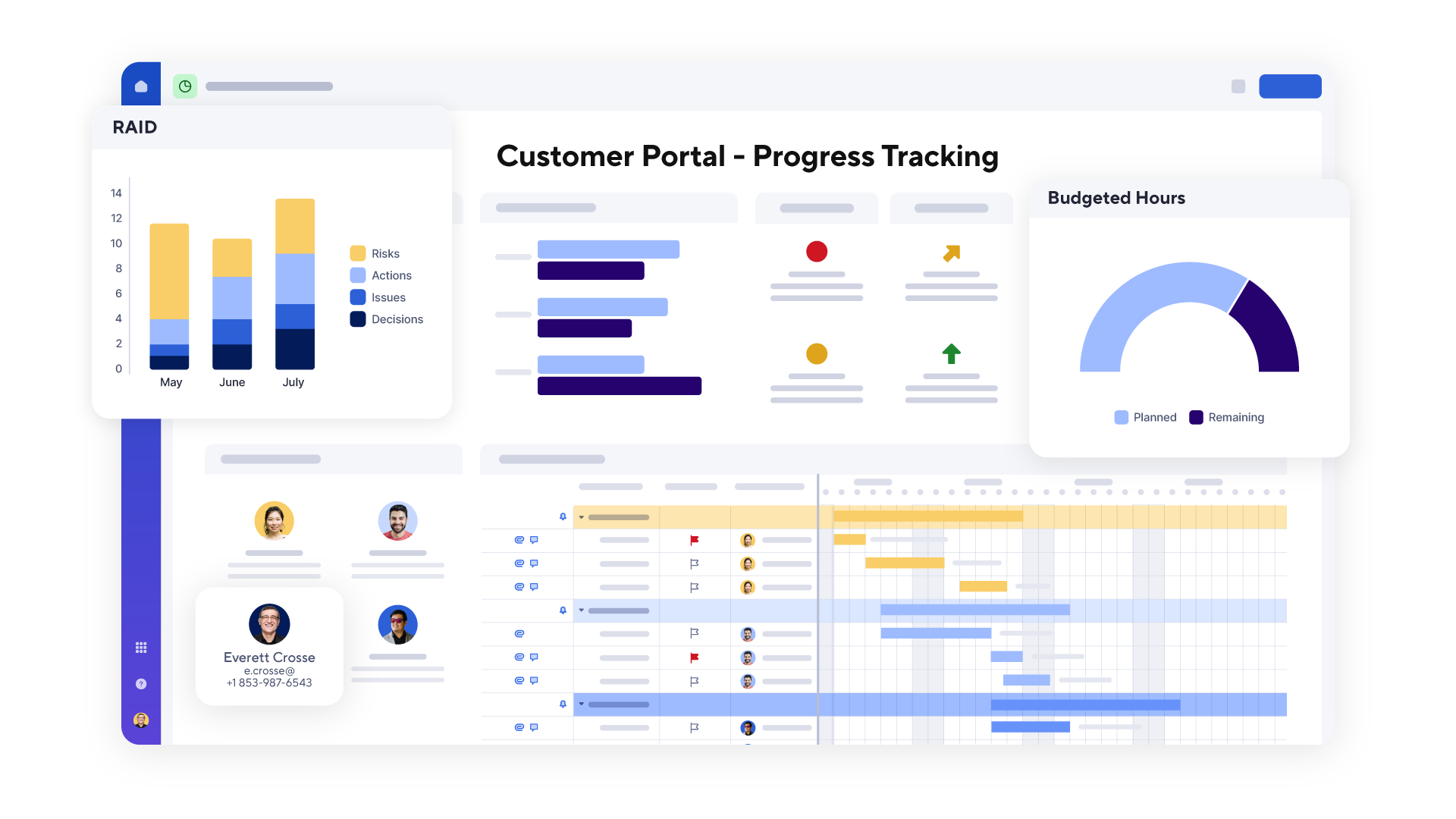 Customer Portal - Progress Tracking Dashboard