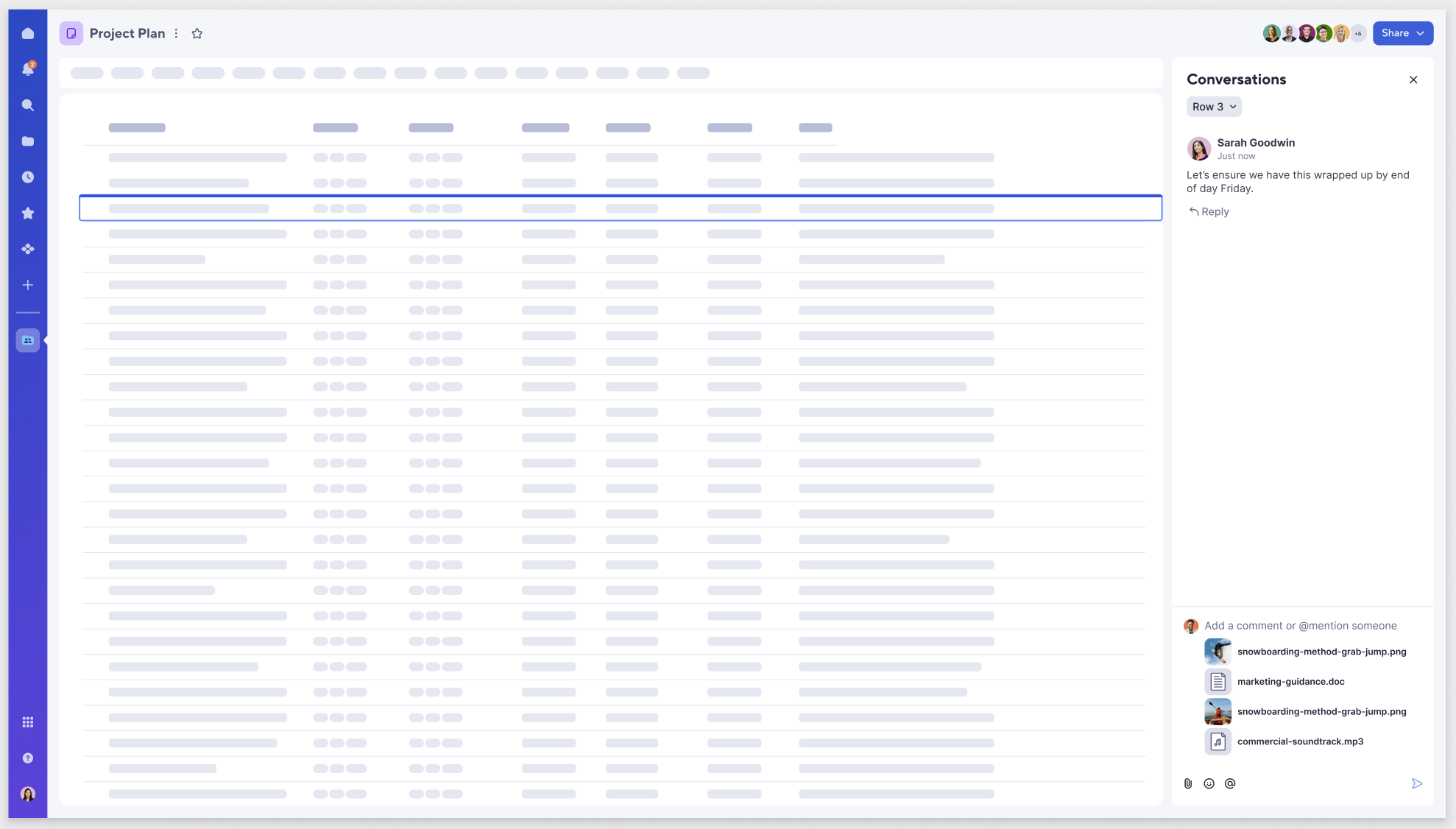 Attachments on Conversations