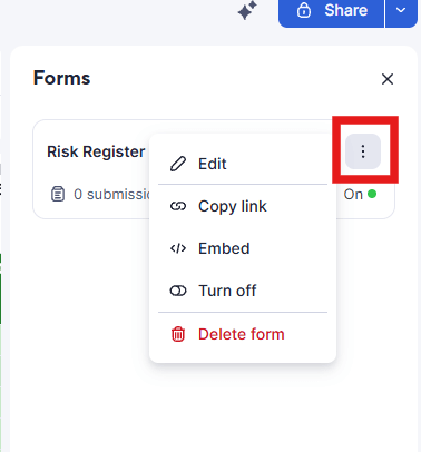 Smartsheet forms to edit