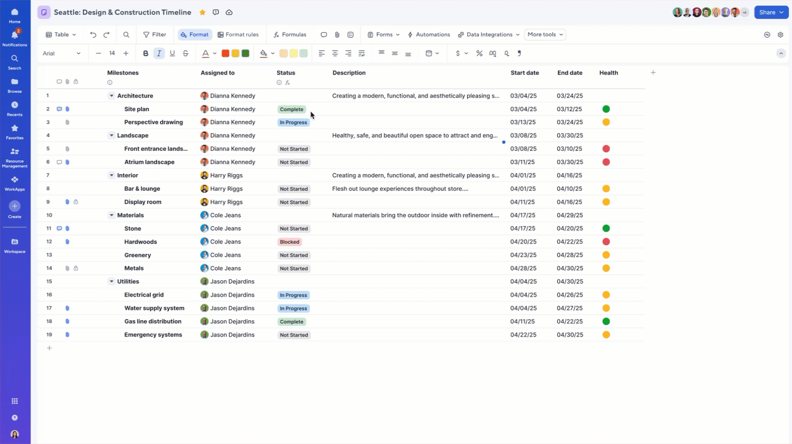 Formula history in Cell History for table view