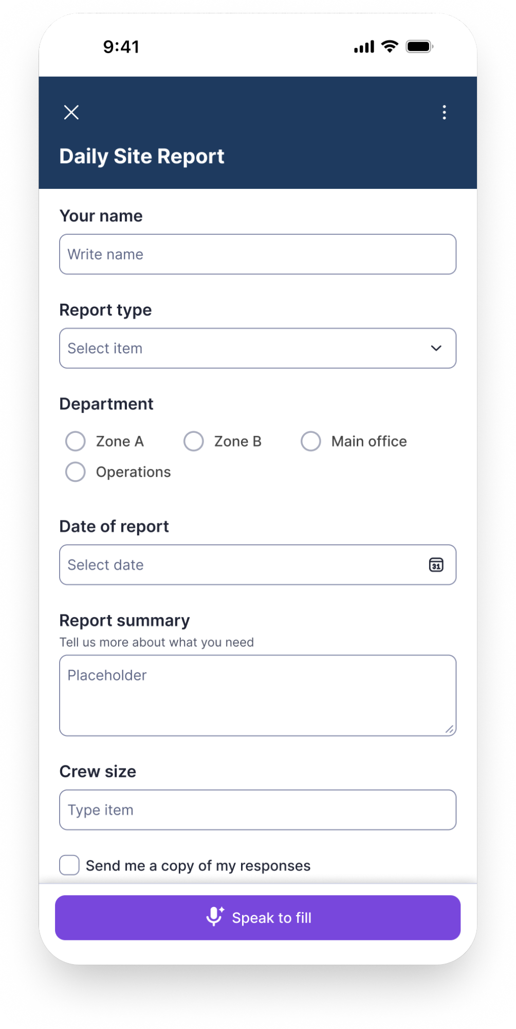Smartsheet Mobile Forms Fill