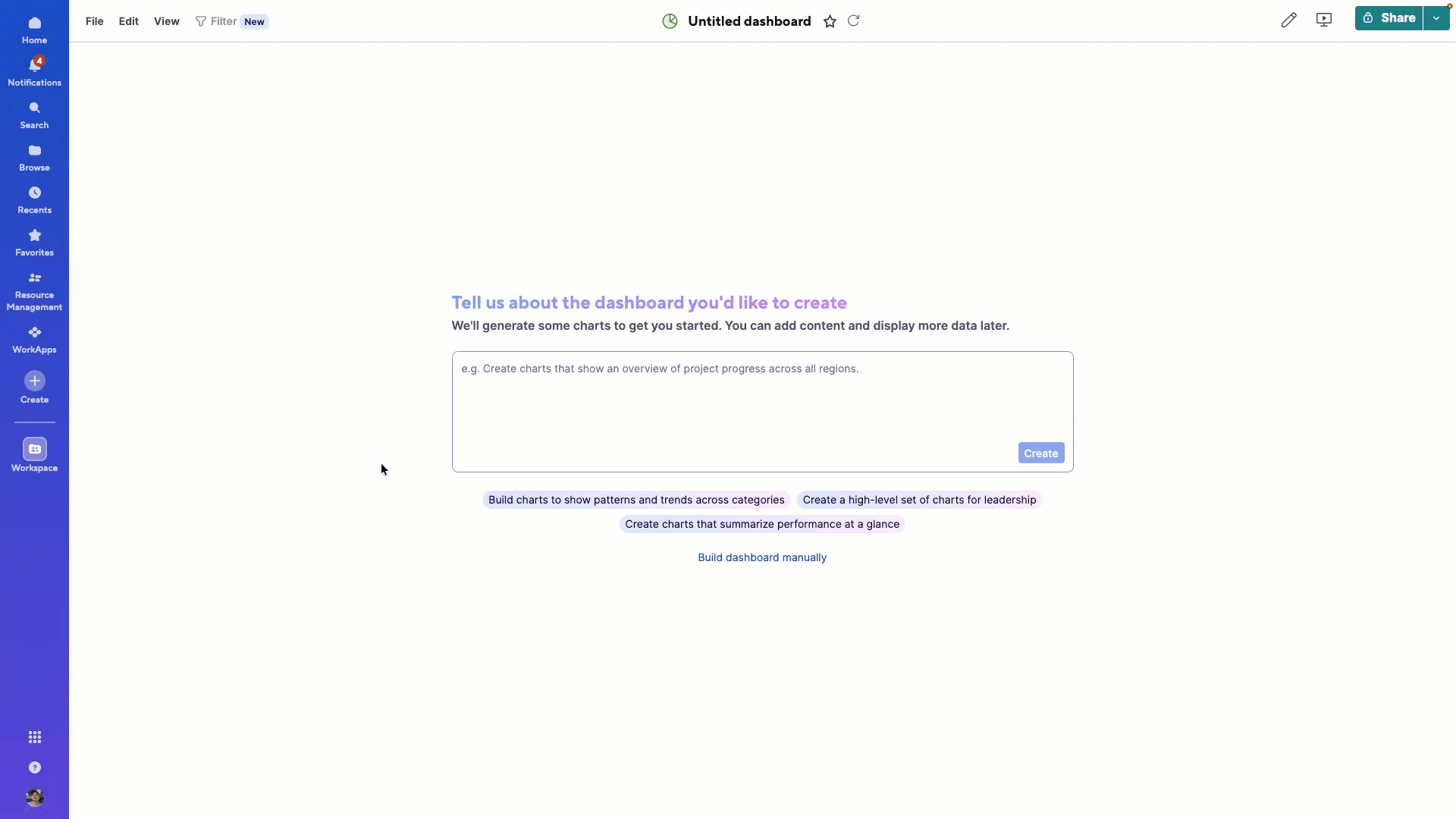 AI Dashboard Builder