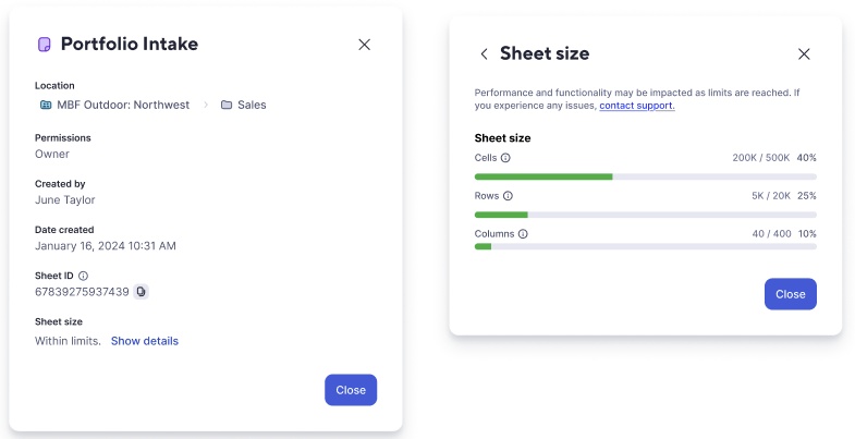 visual example of what it will look like in your smartsheet platform
