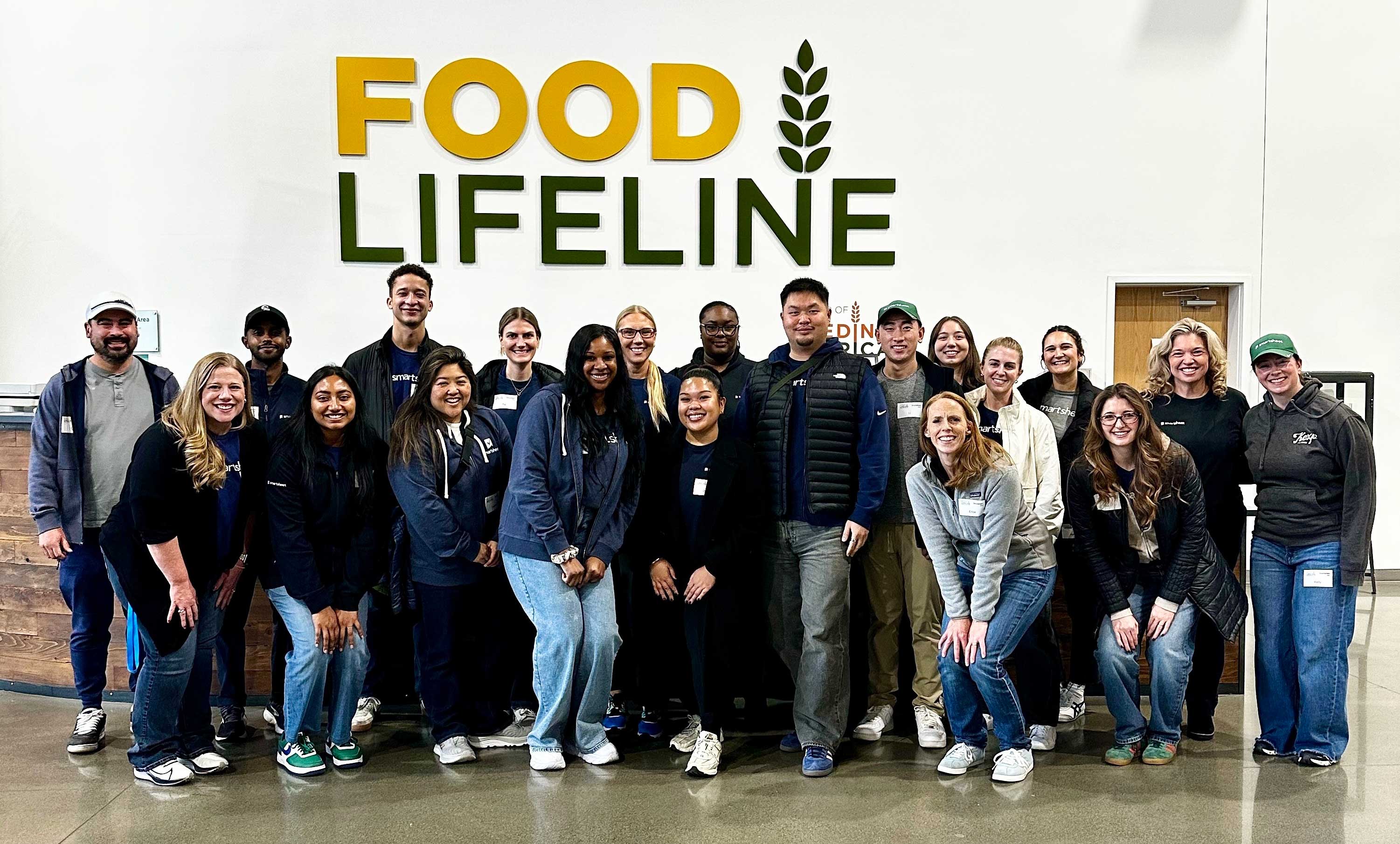 Smartsheet Food Lifeline Volunteer Event