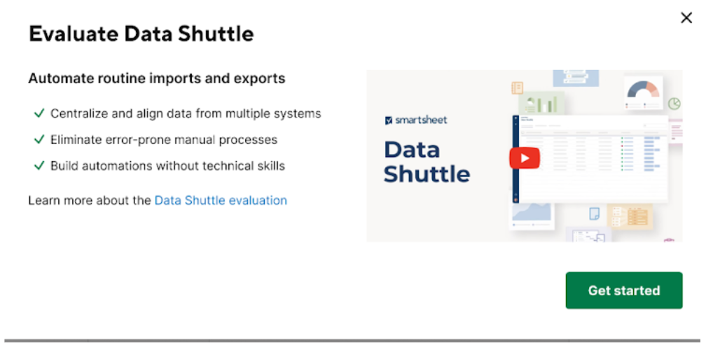 Evaluate Data Shuttle