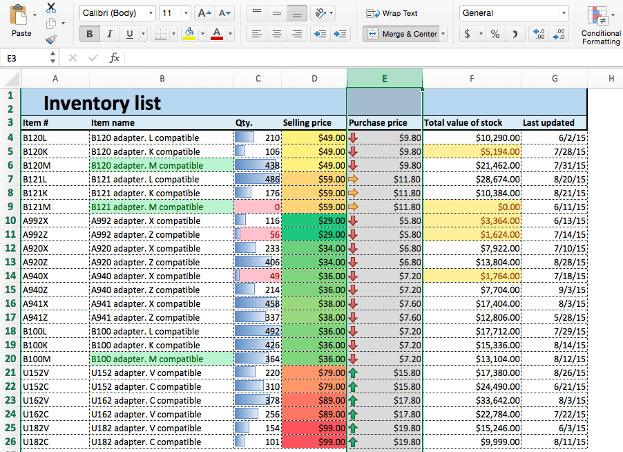 Conditional formatting icon sets rule highlight Excel