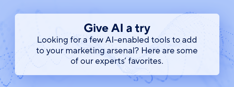 Give AI a try