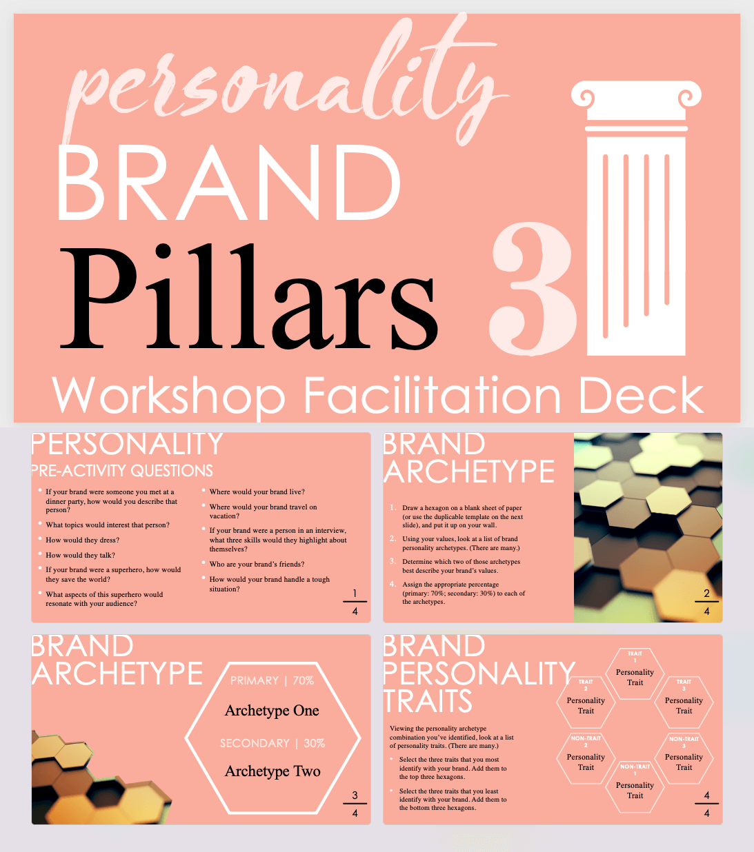 Brand Pillars Workshop Facilitation Personality Activities