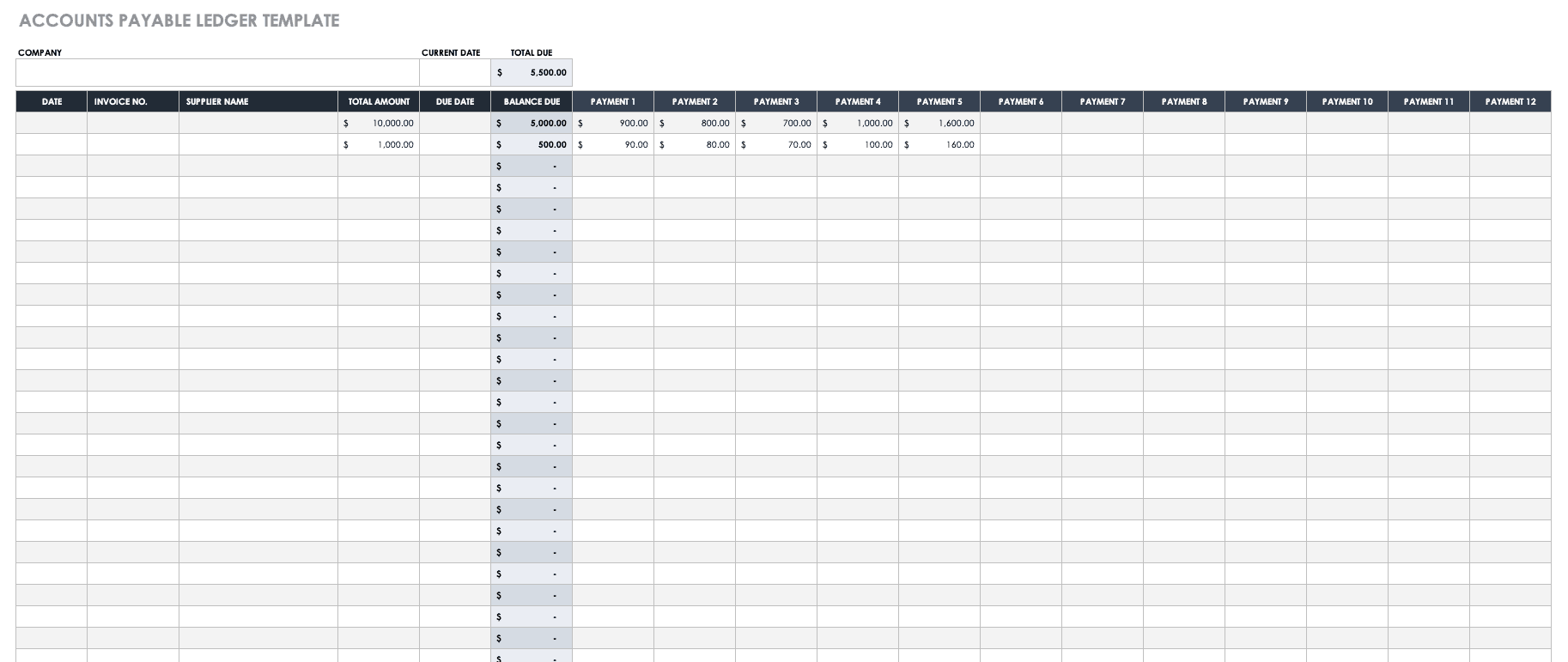 Excel Banking Template from www.smartsheet.com