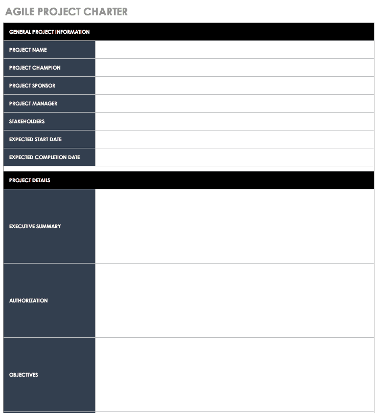 Agile Project Template from www.smartsheet.com