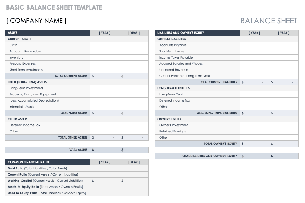 Net Worth Statement Template from www.smartsheet.com