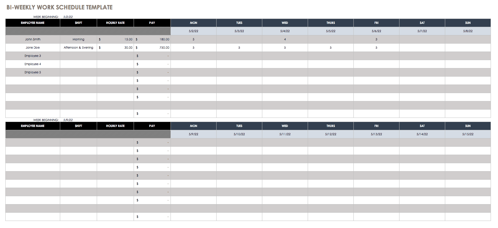 24 Hour Time Schedule Template from www.smartsheet.com