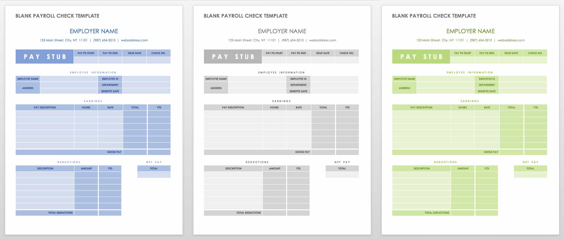 Weekly payslip template south africa