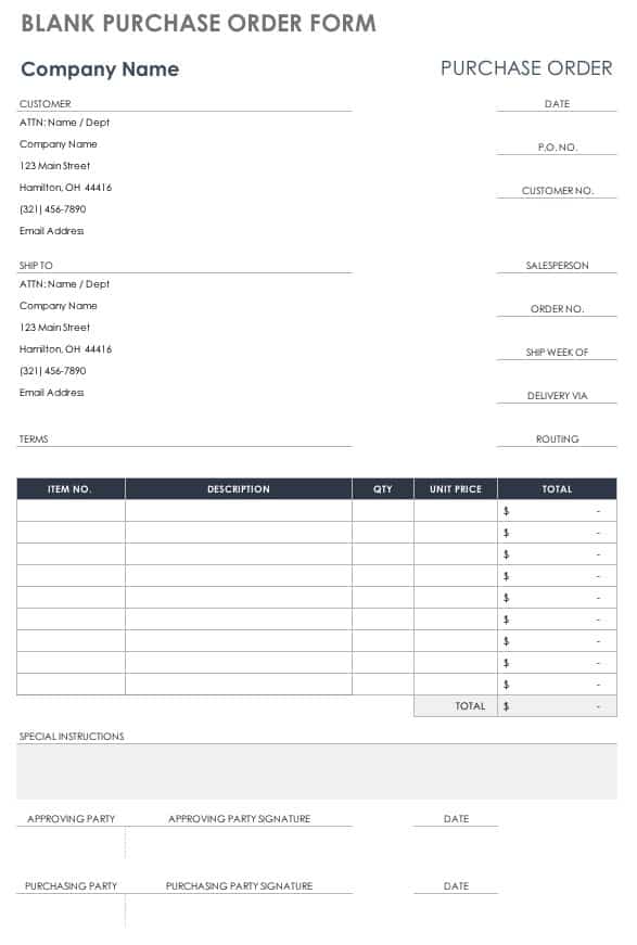 Purchase Request Form Template Excel from www.smartsheet.com