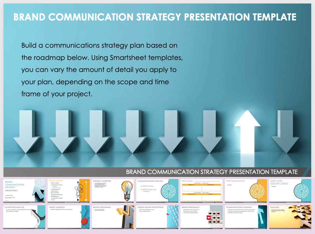 Brand Communication Strategy Presentation Template