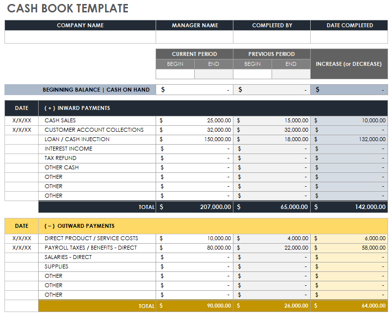 Excel Accounting and Bookkeeping (Accounting Spreadsheet Template