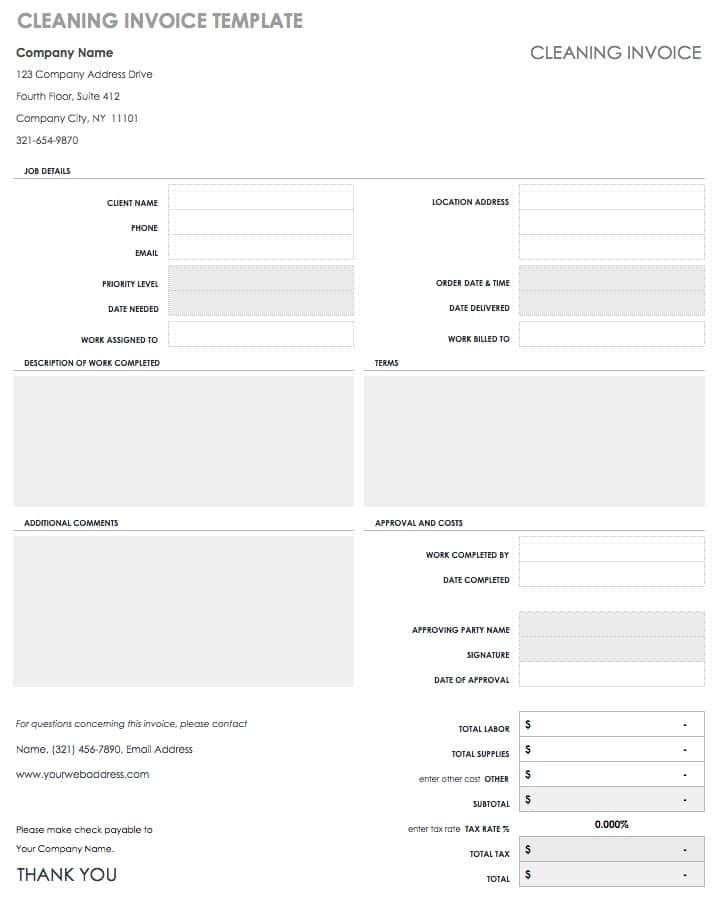 Free Daycare Receipt Template from www.smartsheet.com