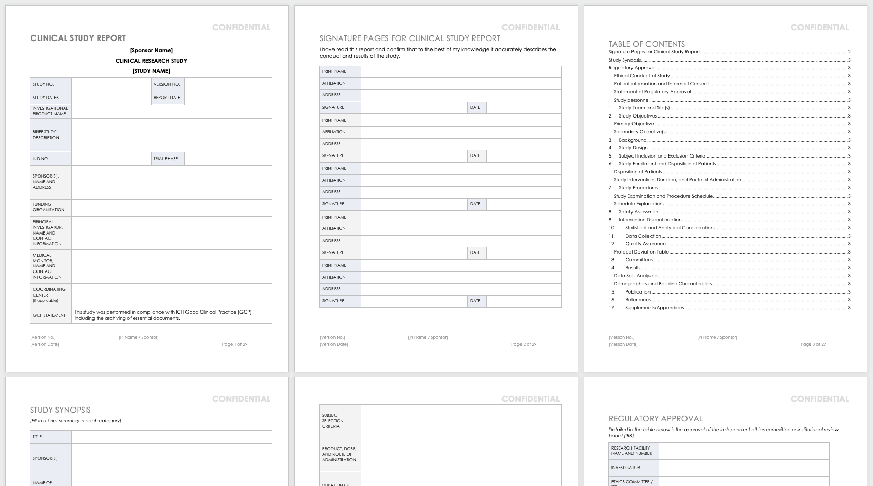 Research Report Template from www.smartsheet.com
