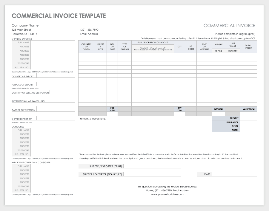 free ms word invoices templates smartsheet