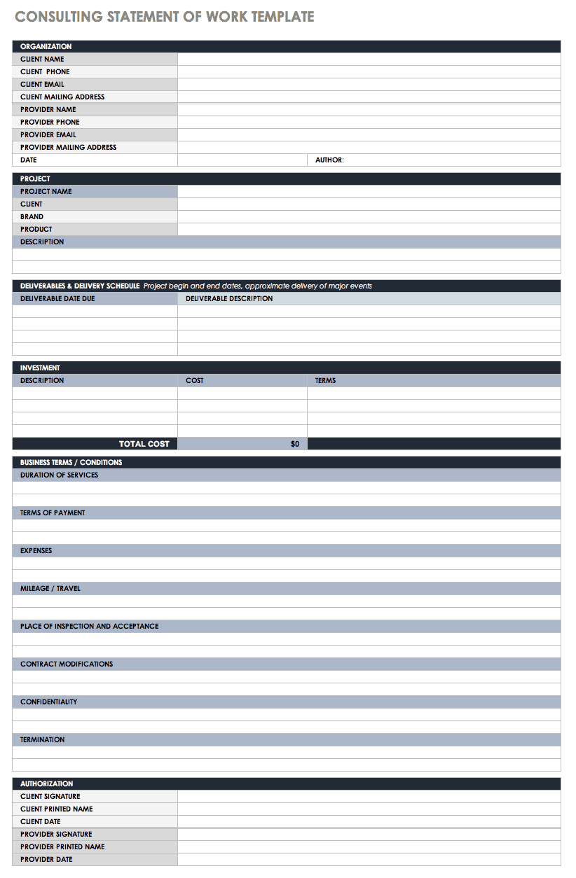 Supplier Agreement Management Plan Template