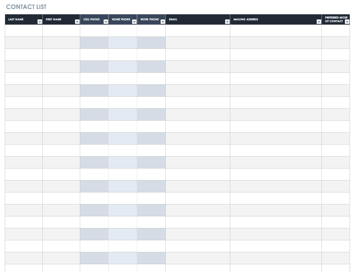 30+ Free Task and Checklist Templates | Smartsheet