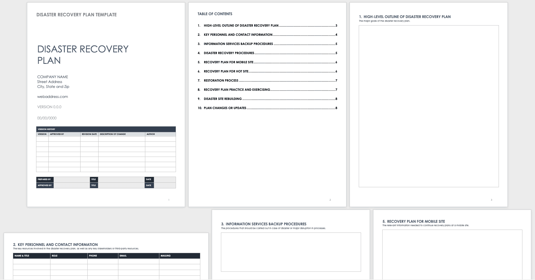 Free Disaster Recovery Plan Templates  Smartsheet Within Emergency Drill Report Template