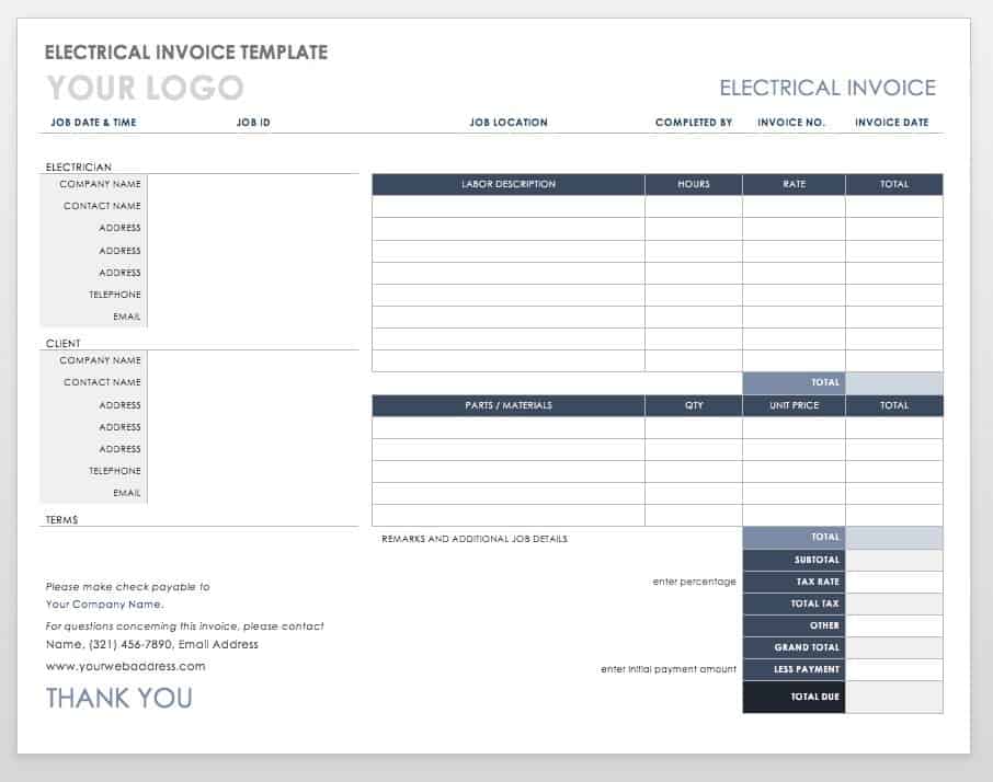 Free Invoice Template - Download and Send Invoices Easily - Wise