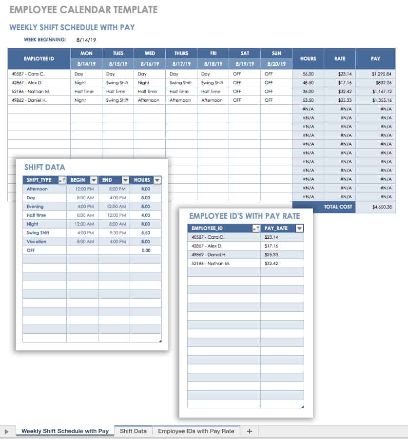 15 Free Payroll Templates Smartsheet