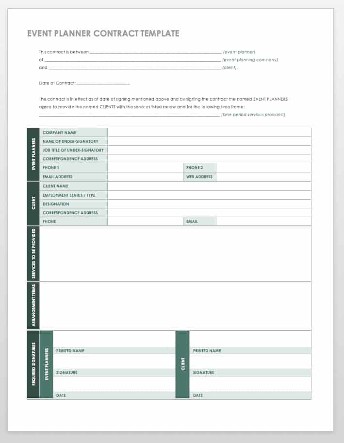 Event Planning List Template from www.smartsheet.com