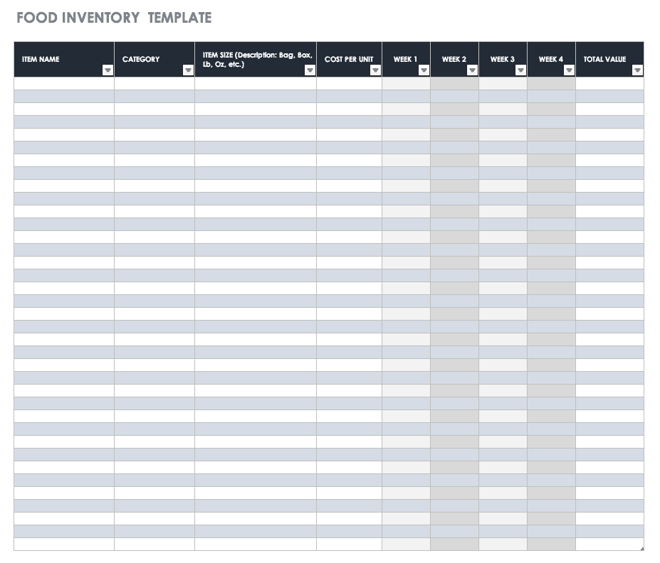 Stock Inventory Template from www.smartsheet.com