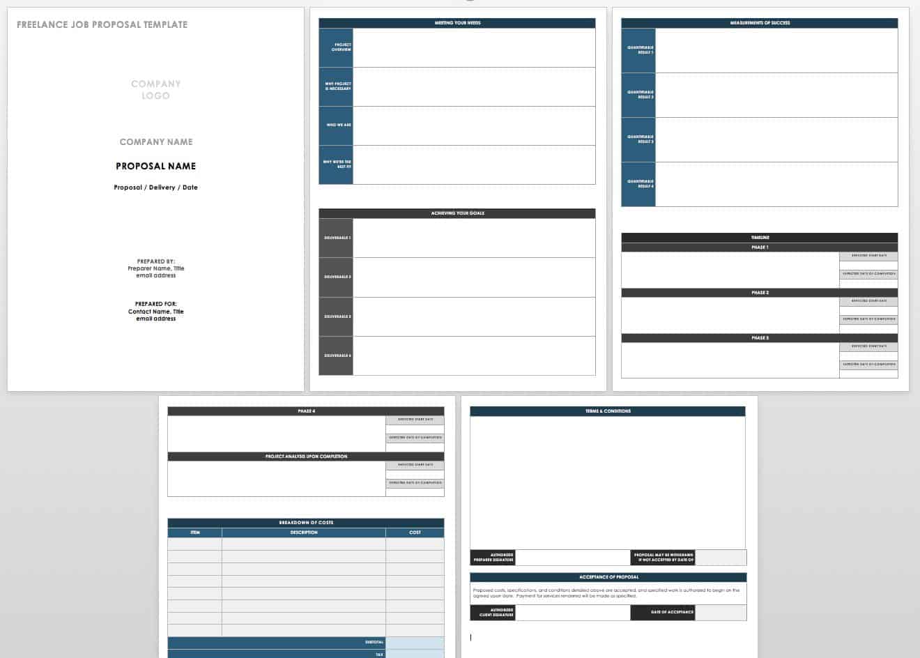 21 Free Project Proposal Templates + Tips  Smartsheet For Free Business Proposal Template Ms Word