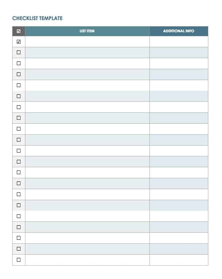 Chore Chart Template Google Docs